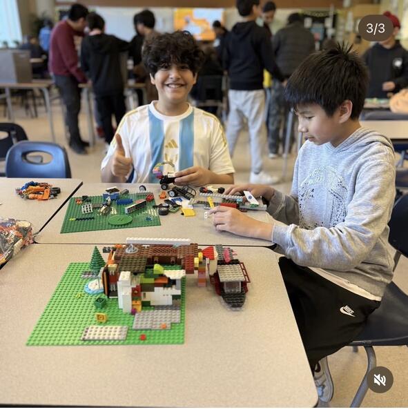 Abby Middle Students practicing the IB learning profile of being balanced.